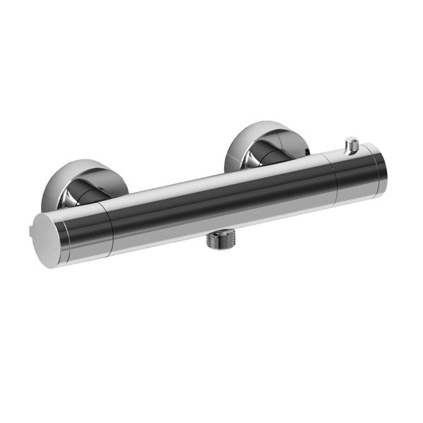 1/2" chrome thermostatic external bar by RIOBEL with dual control knobs